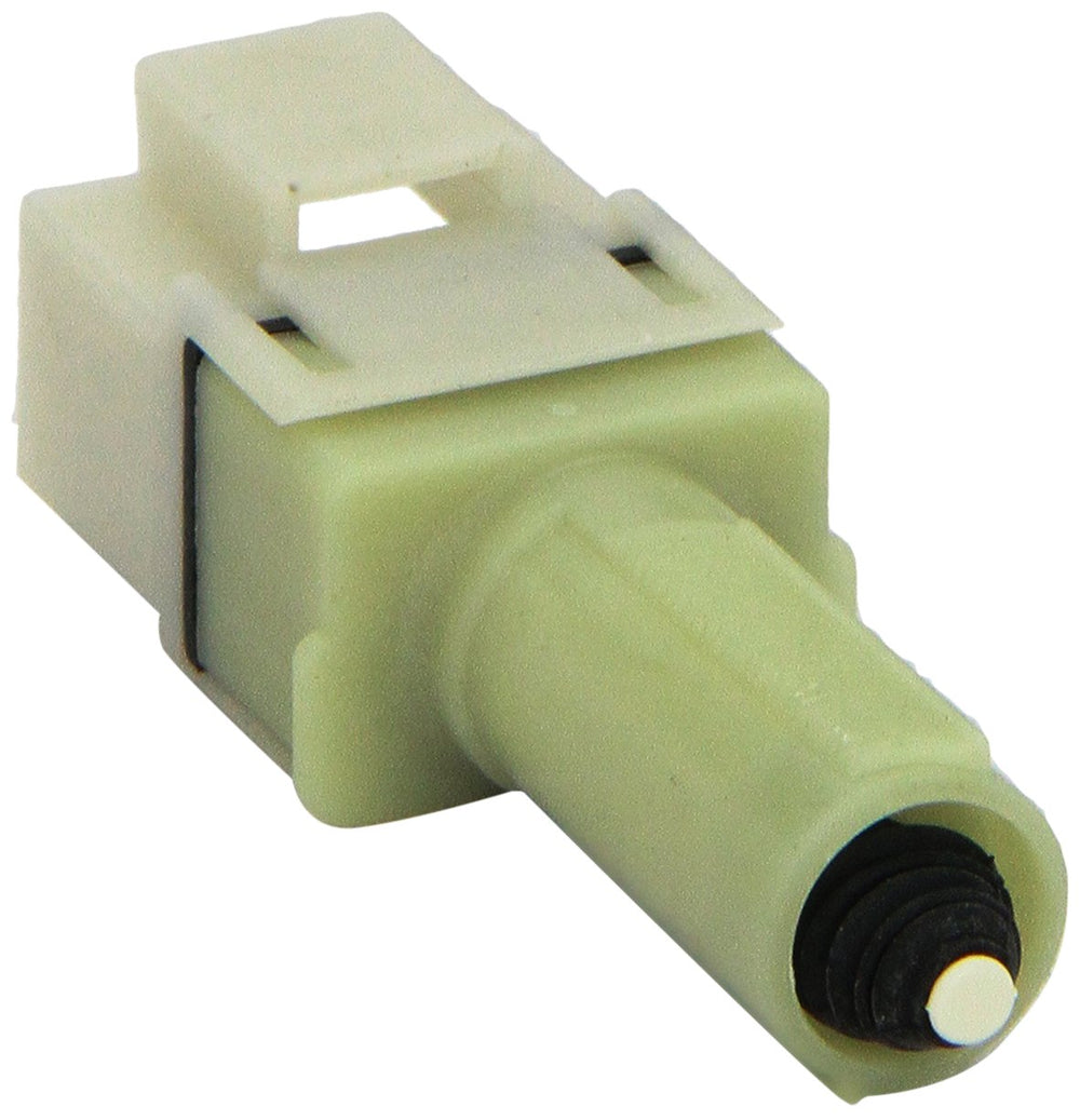 GM Genuine Parts D1556J brake light switch front view showing connector for reliable signaling