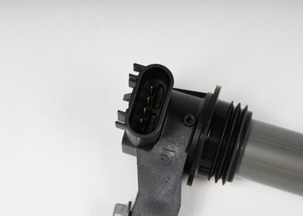 GM Genuine Parts D515C ignition coil laminations with corrosion-resistant coating detail.