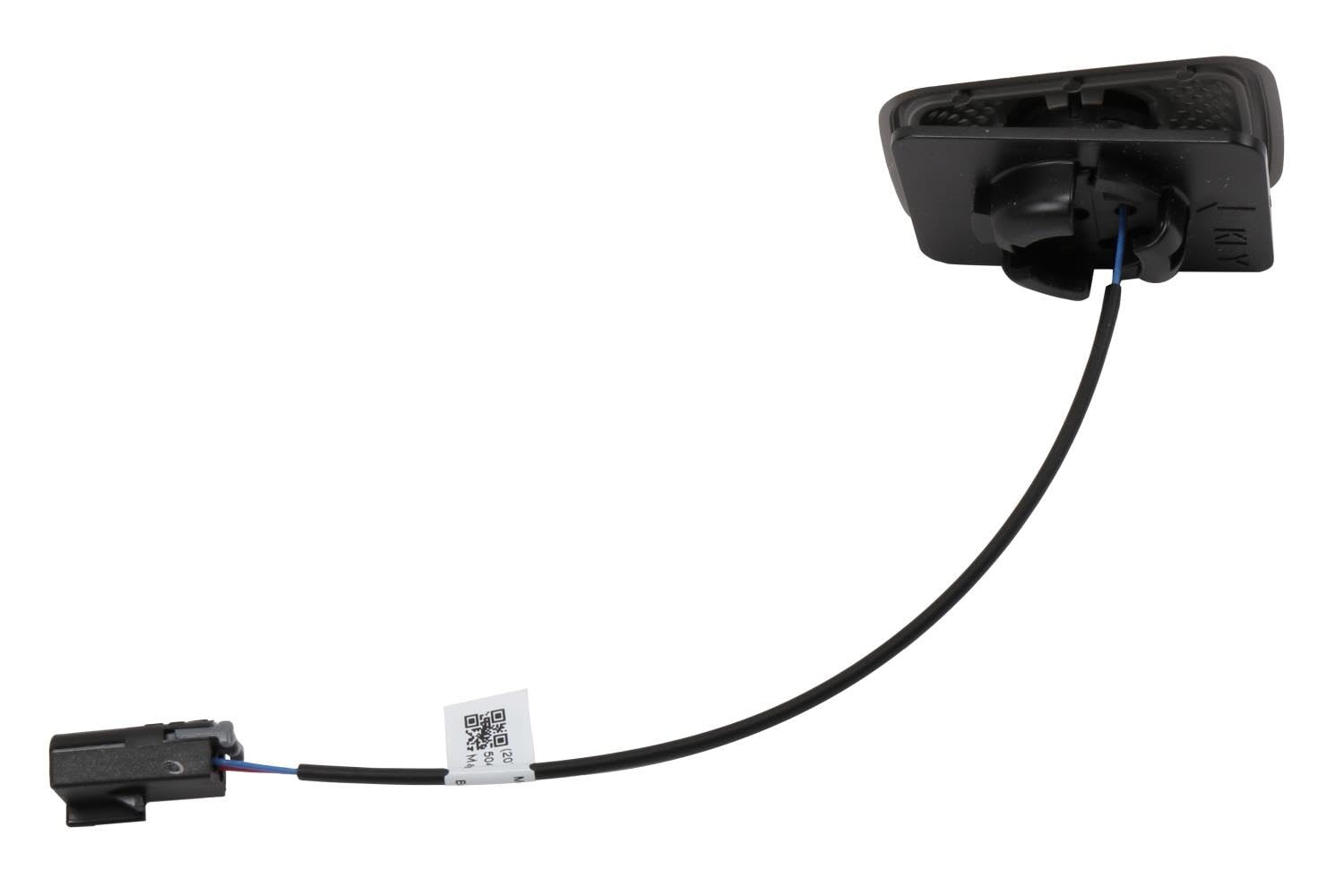 GM Genuine Parts gray mobile telephone microphone installation in progress for seamless integration