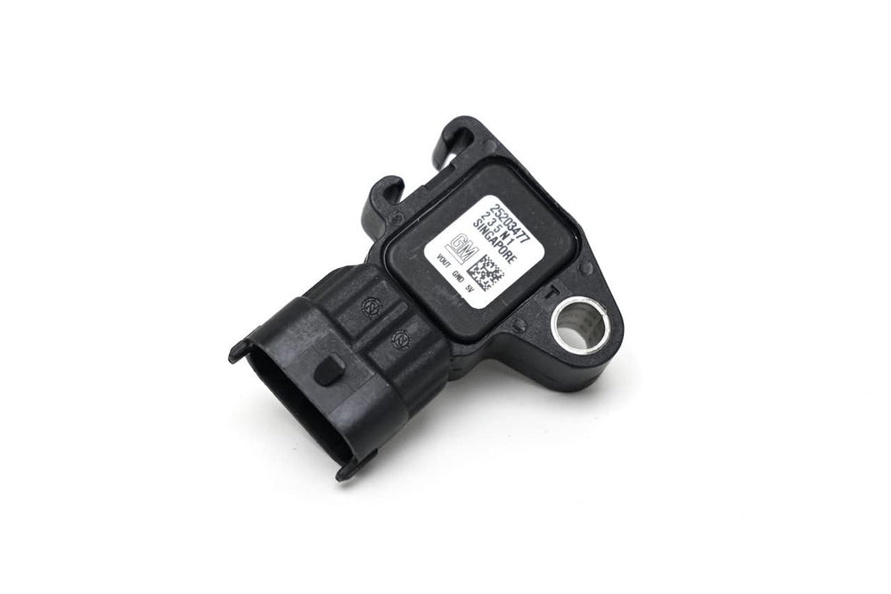 GM Genuine Parts MAP sensor front view, compact OE design for reliable engine management.