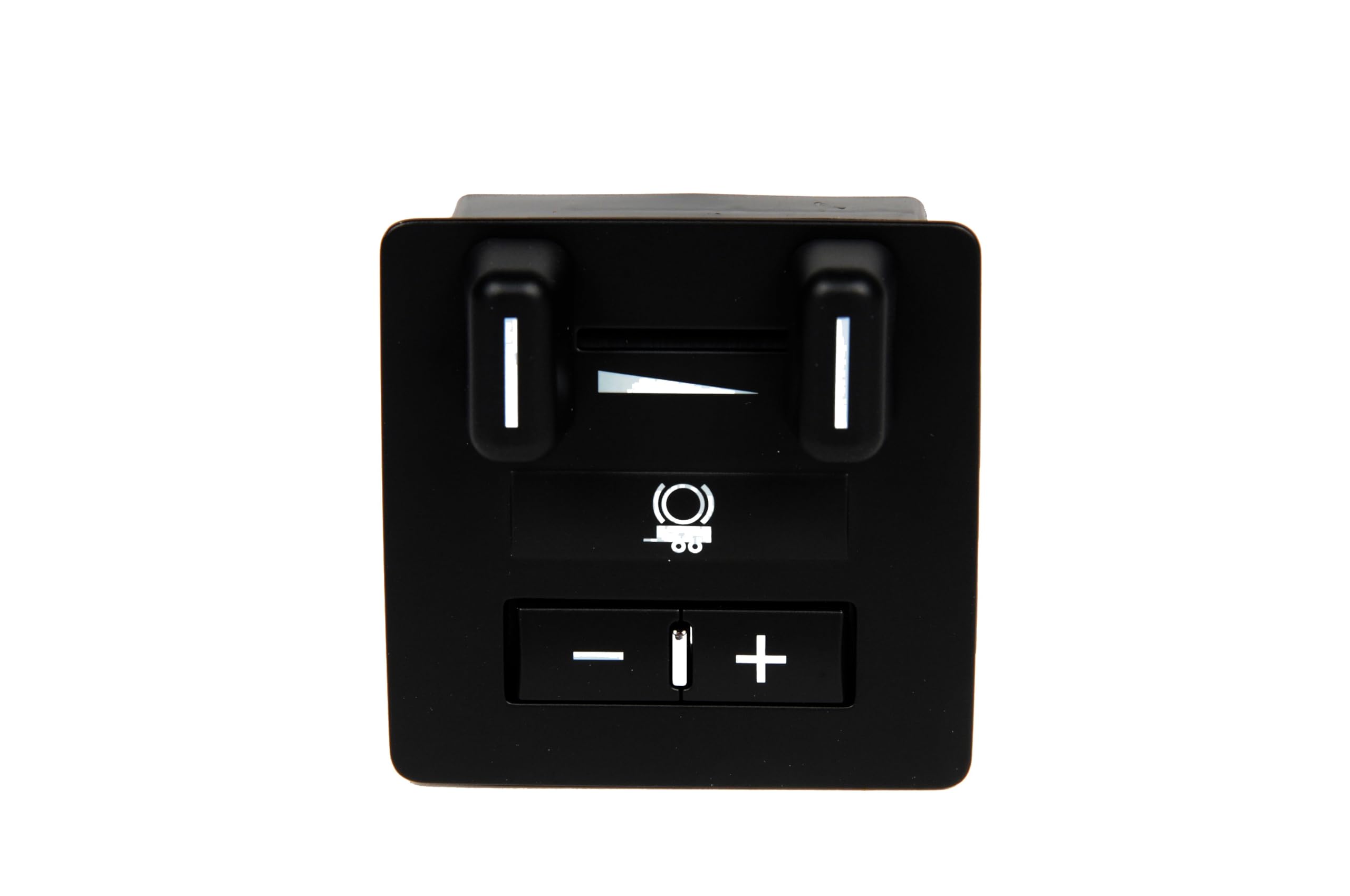 GM Genuine Parts trailer brake control switch close-up demonstrating precise braking signals.