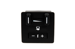 GM Genuine Parts trailer brake control switch close-up demonstrating precise braking signals.