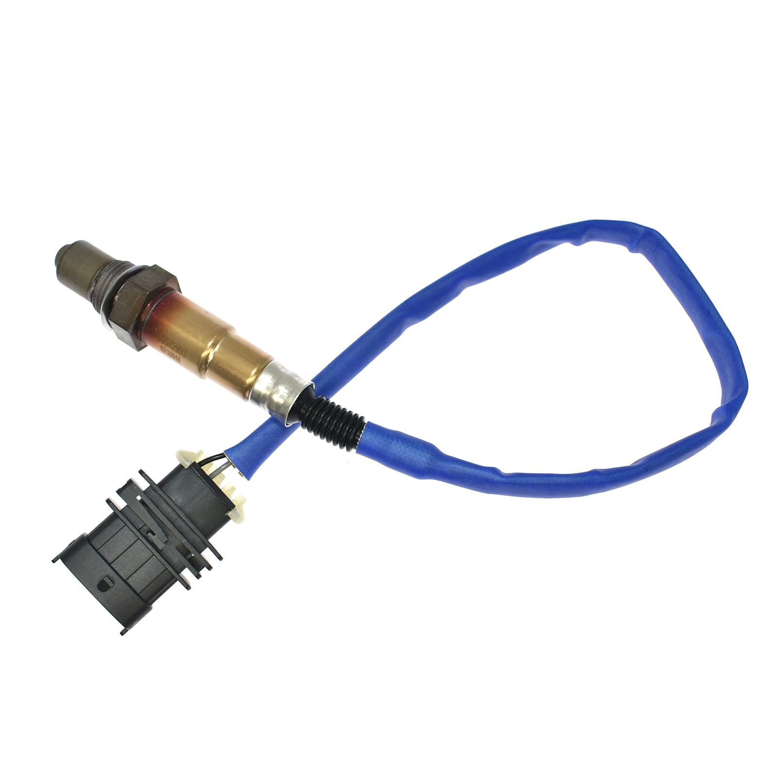 GMBooskr upstream oxygen sensor installation showing OEM-style fit for precise connection.