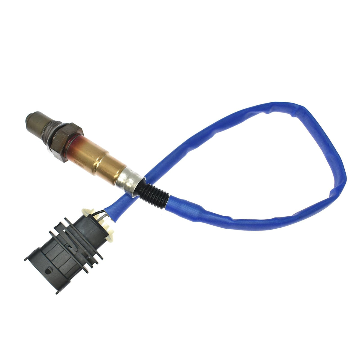 GMBooskr upstream oxygen sensor installation showing OEM-style fit for precise connection.