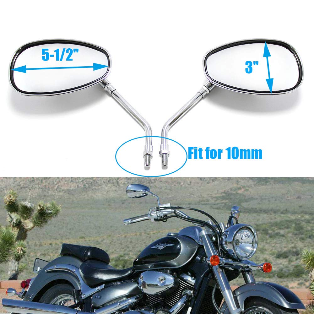 GMI chrome motorcycle mount 10mm, universal fit demo