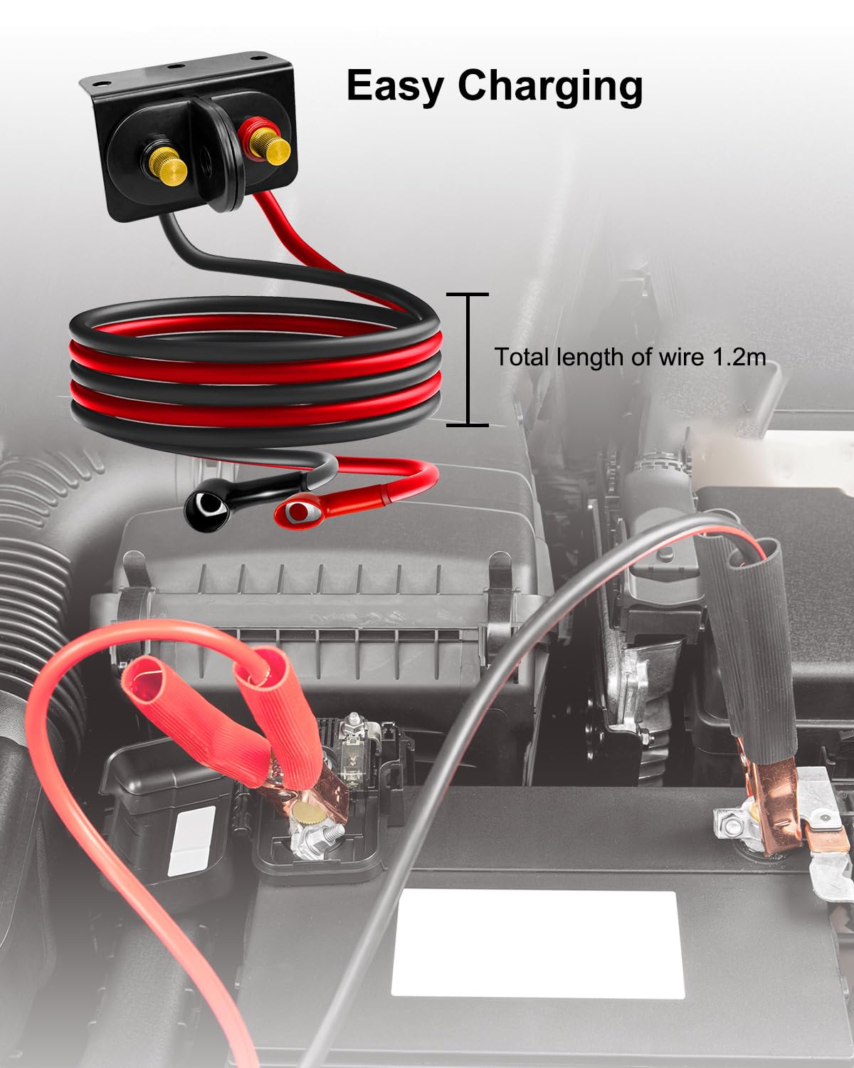 GMURA compact mounting bracket keeps jumper hardware secure and accessible.