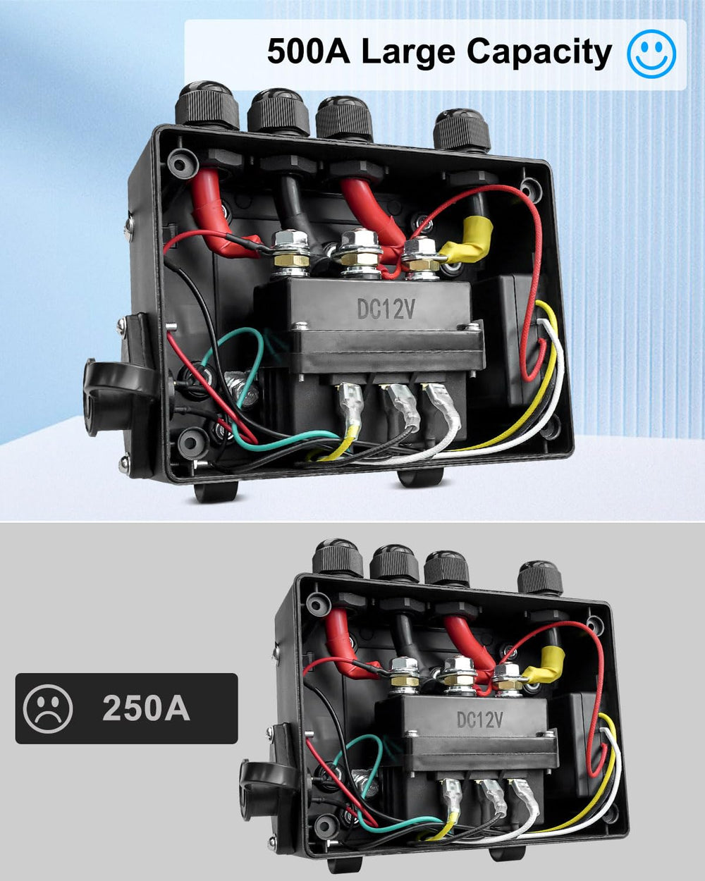 GMURA wireless winch receiver installation for remote operation.