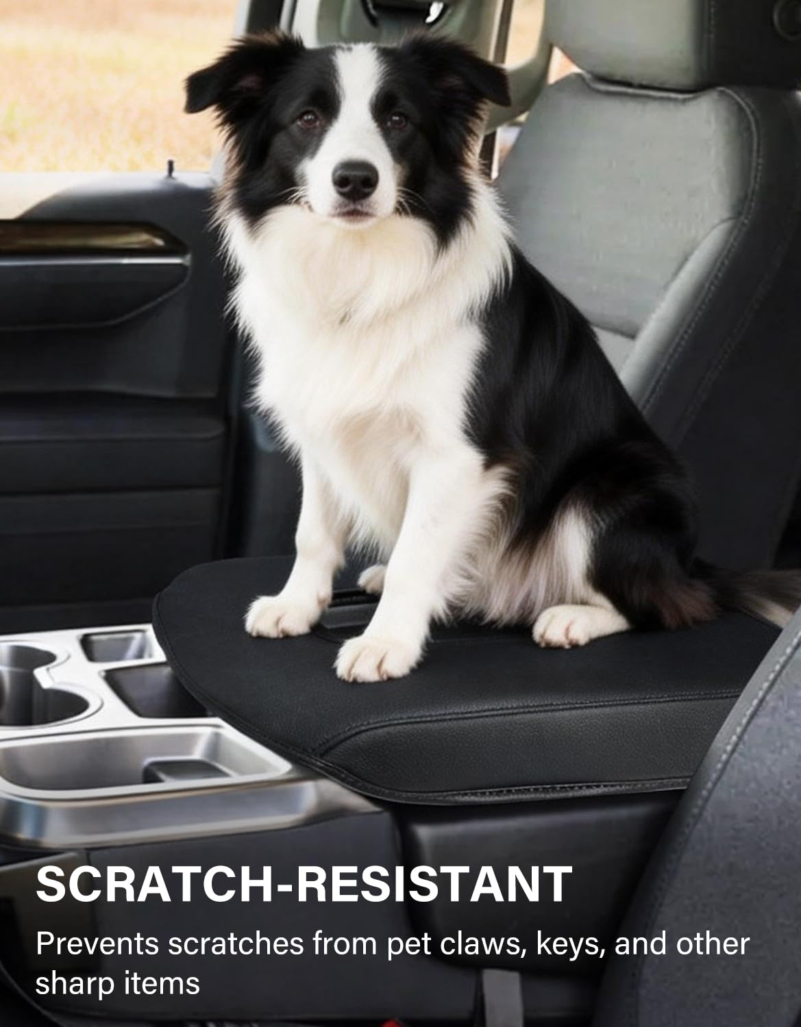GNATIN armrest cover installs easily with elastic bands for a secure, tool-free fit.