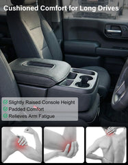 GNATIN scratch-proof waterproof armrest cover protects the console from spills and claws.