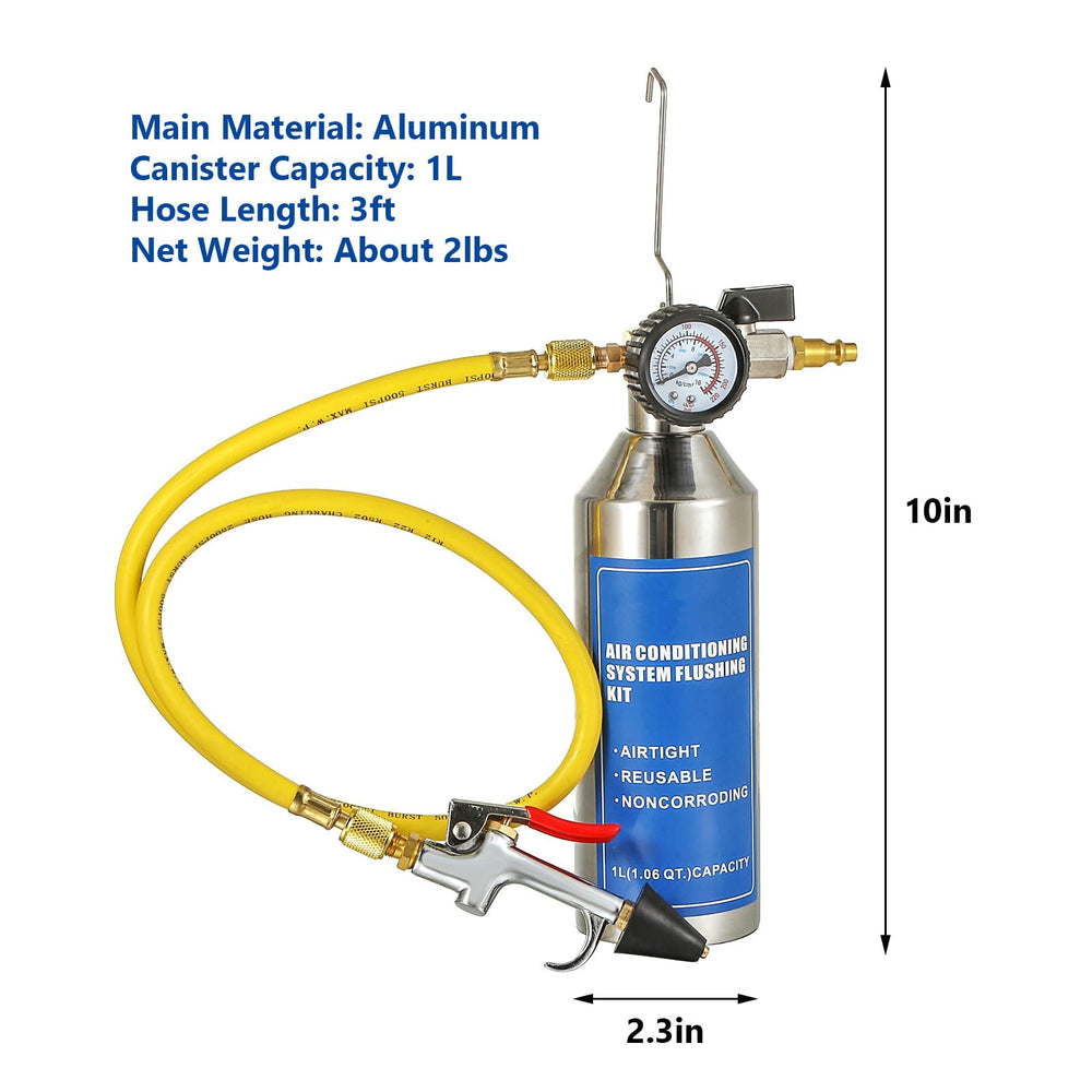 Gnhydxfe system flush operation shows efficient refrigerant removal potential.