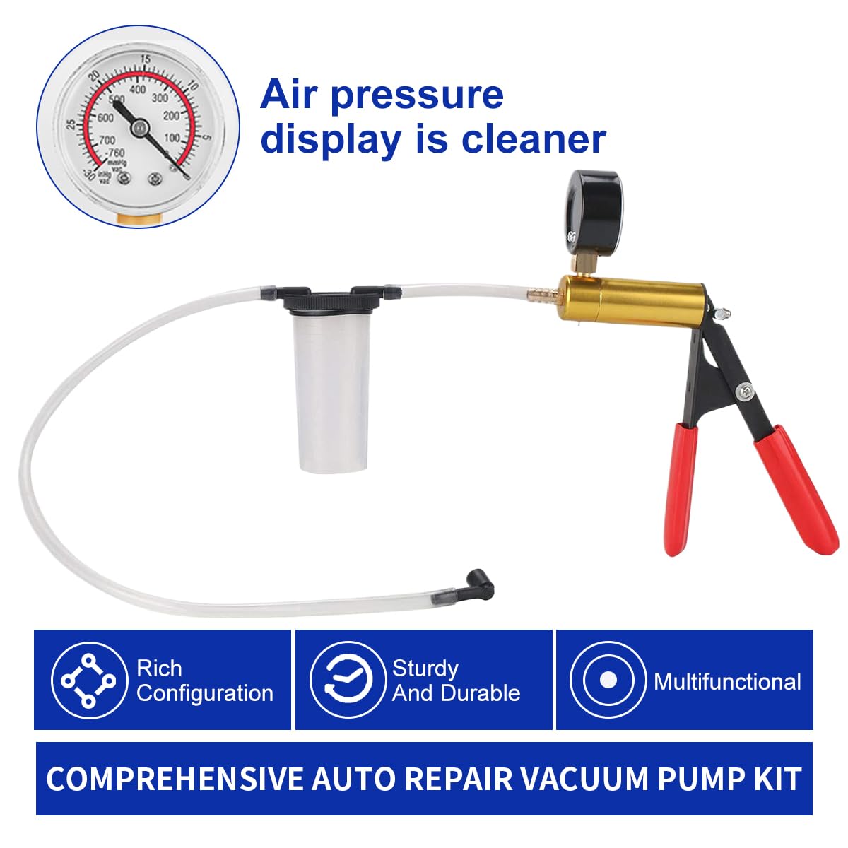 Gnhydxfe bleeder adapters set ready to fit most vehicles' hydraulic systems.