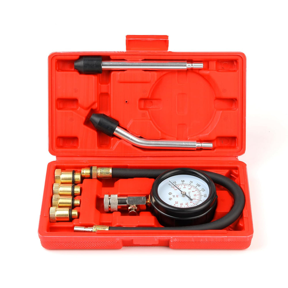 Gnhydxfe tester in use demonstrates quick pressure checks on a cylinder.