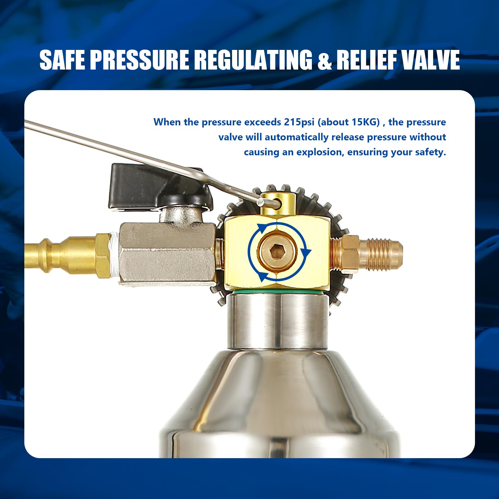 Gnhydxfe nozzle design improves spray stability during flush procedures.