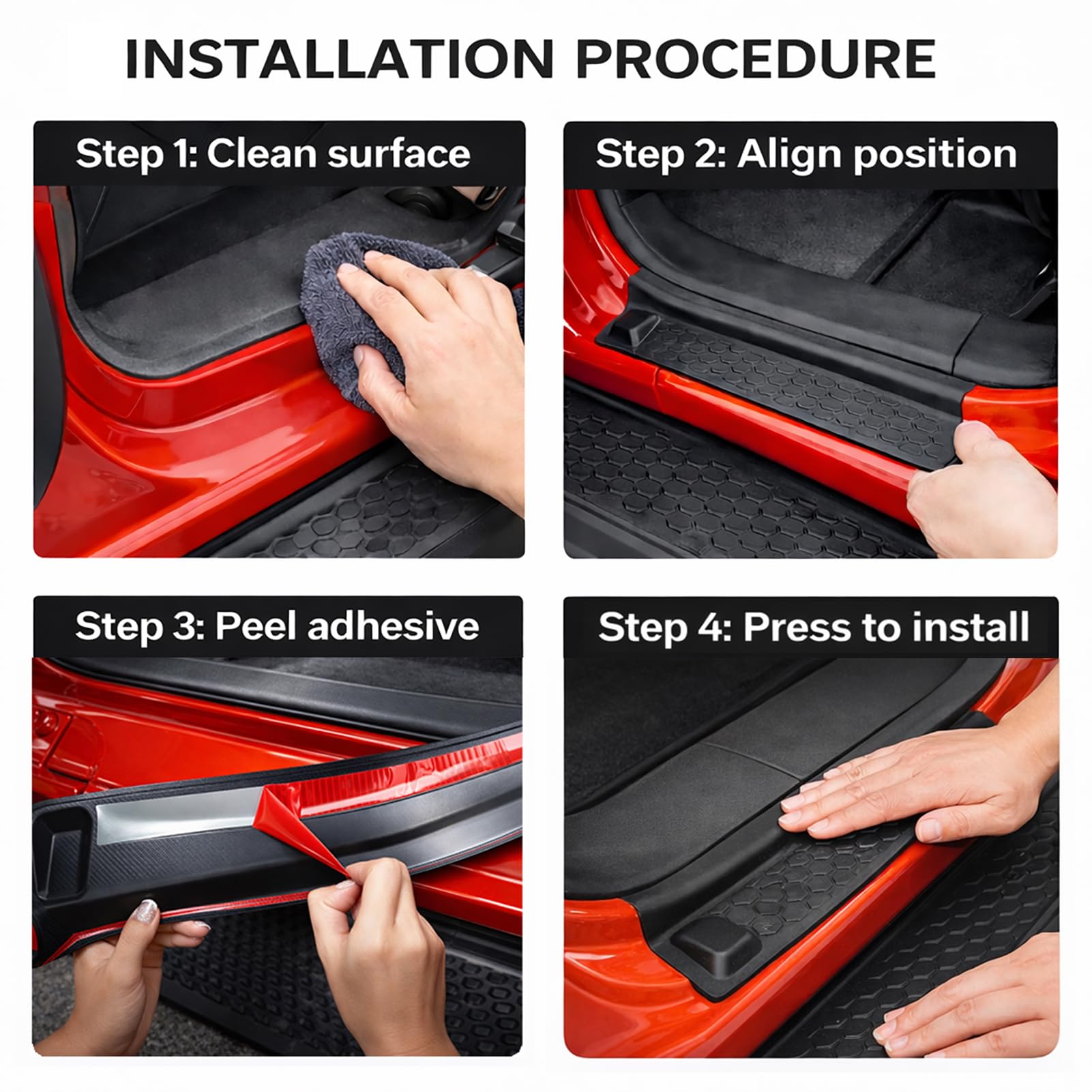 GNOWE door sill protector kit overview showing all-season protection for off-road use