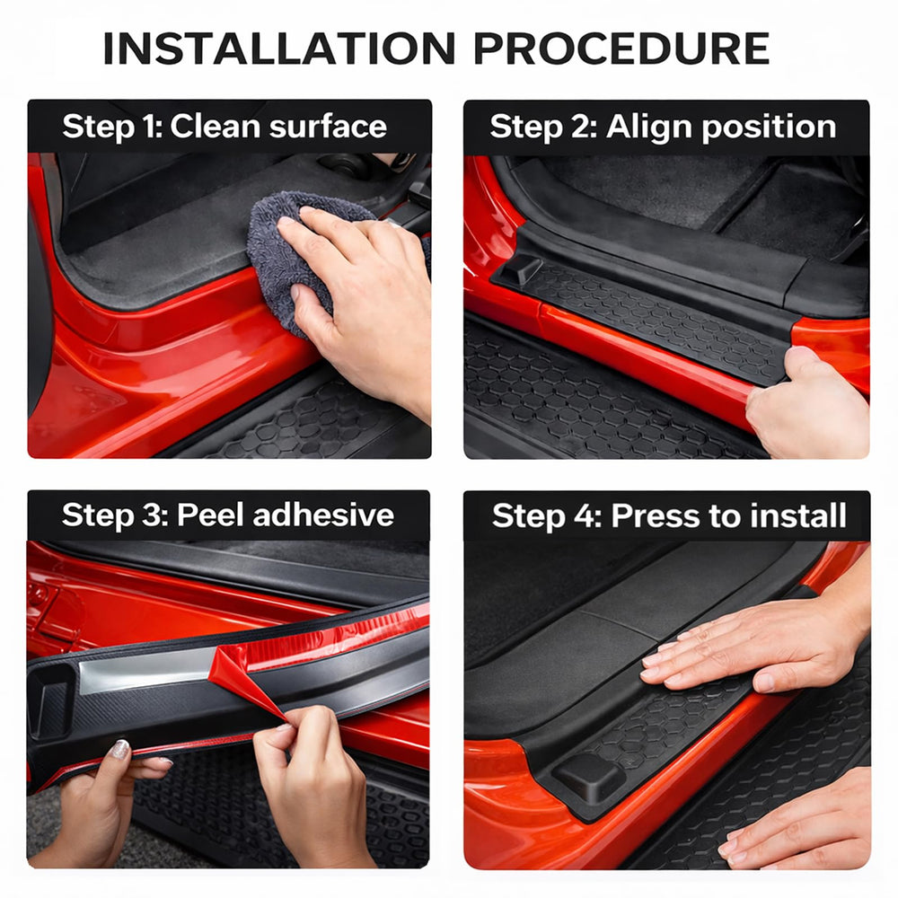 GNOWE door sill protector kit overview showing all-season protection for off-road use
