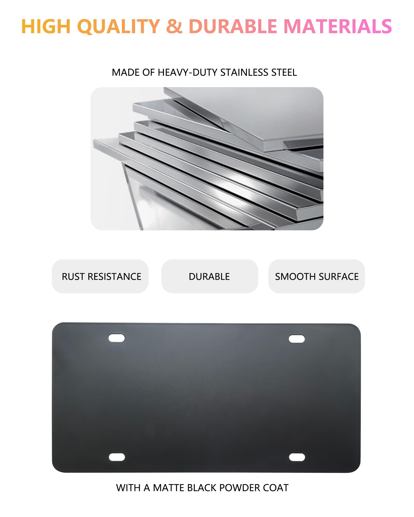 GNSZSN 12x6 inch size fits standard US brackets