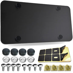GNSZSN stainless steel license plate backing protects against bending