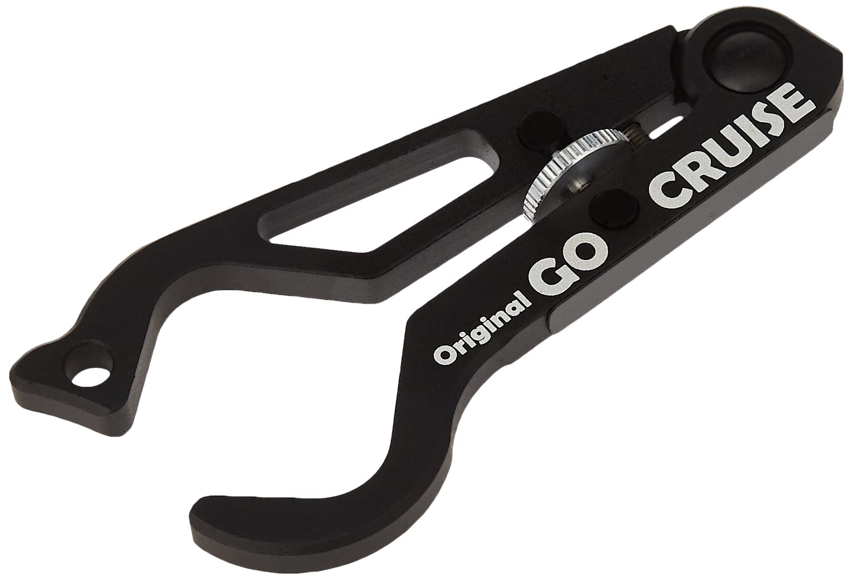 Go Cruise GC-A1BK quick installation view with tool-free mounting and silicone grip