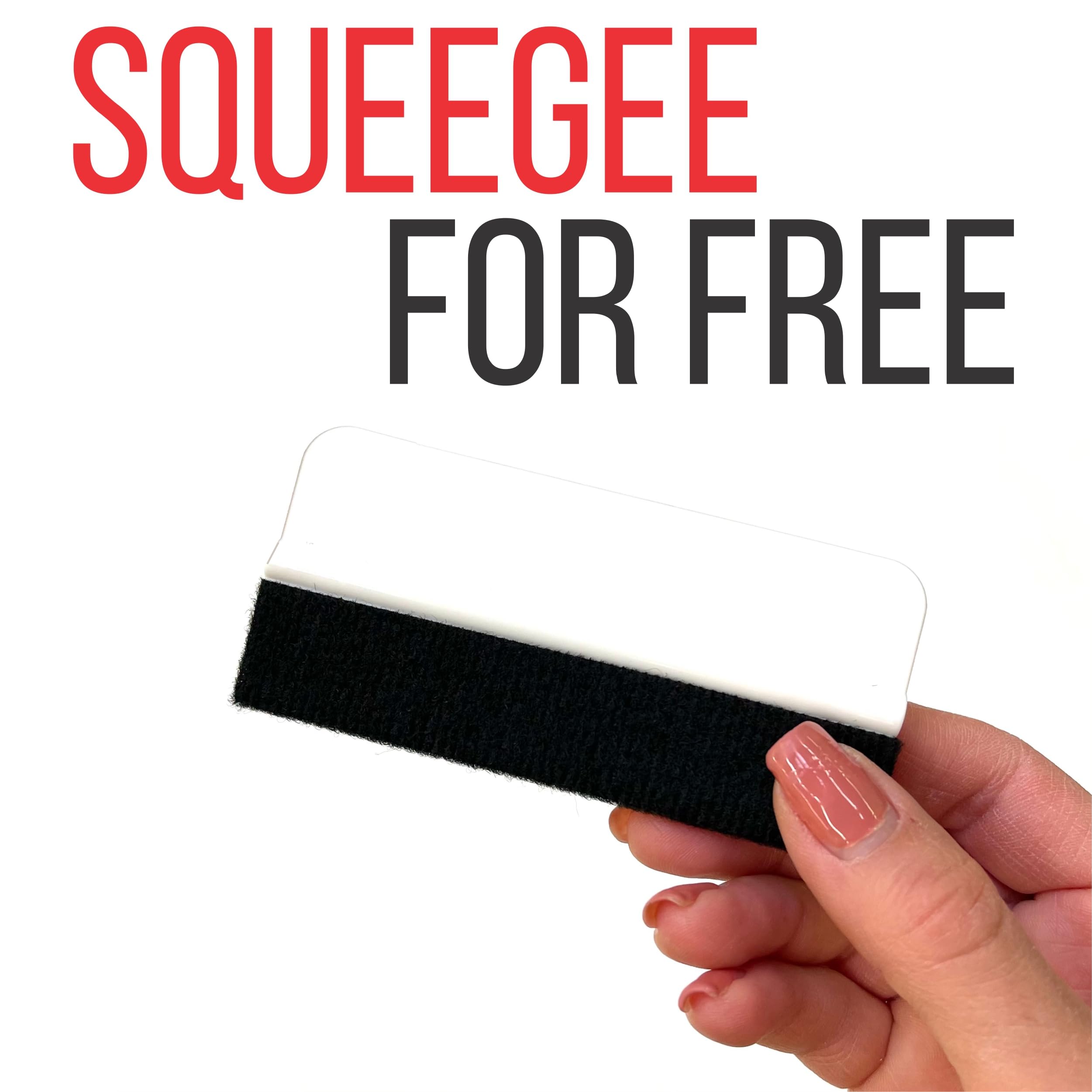 GO-GO.GROUP squeegee included for precise wet-install and bubble-free bedside decal application