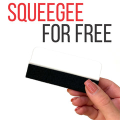 GO-GO.GROUP squeegee included for precise wet-install and bubble-free bedside decal application