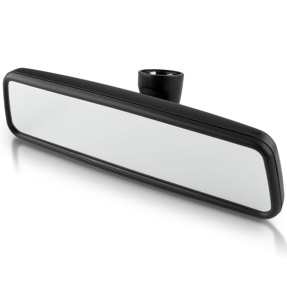 GoaMotors black interior rear view mirror with clear glass for VW interiors, enhancing visibility