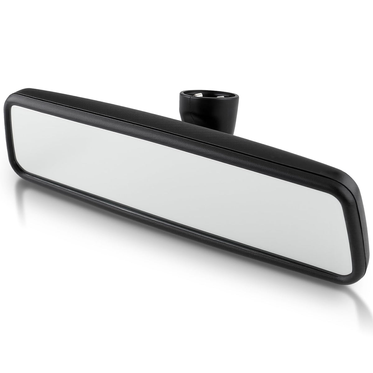 GoaMotors black interior rear view mirror with clear glass for VW interiors, enhancing visibility