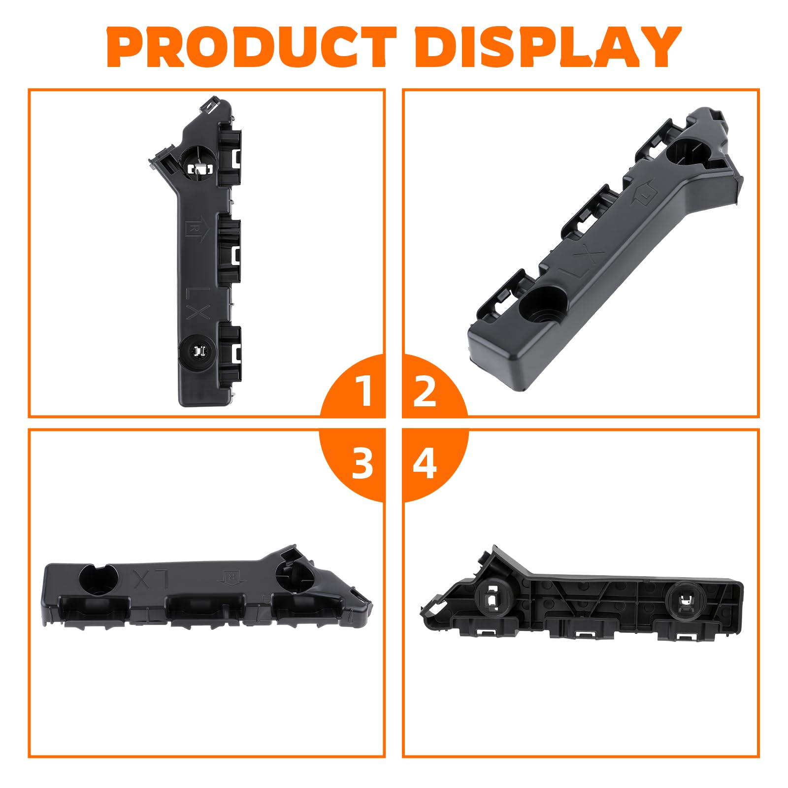 GoaMotors installation-friendly bumper bracket for easy, direct-fit mounting.