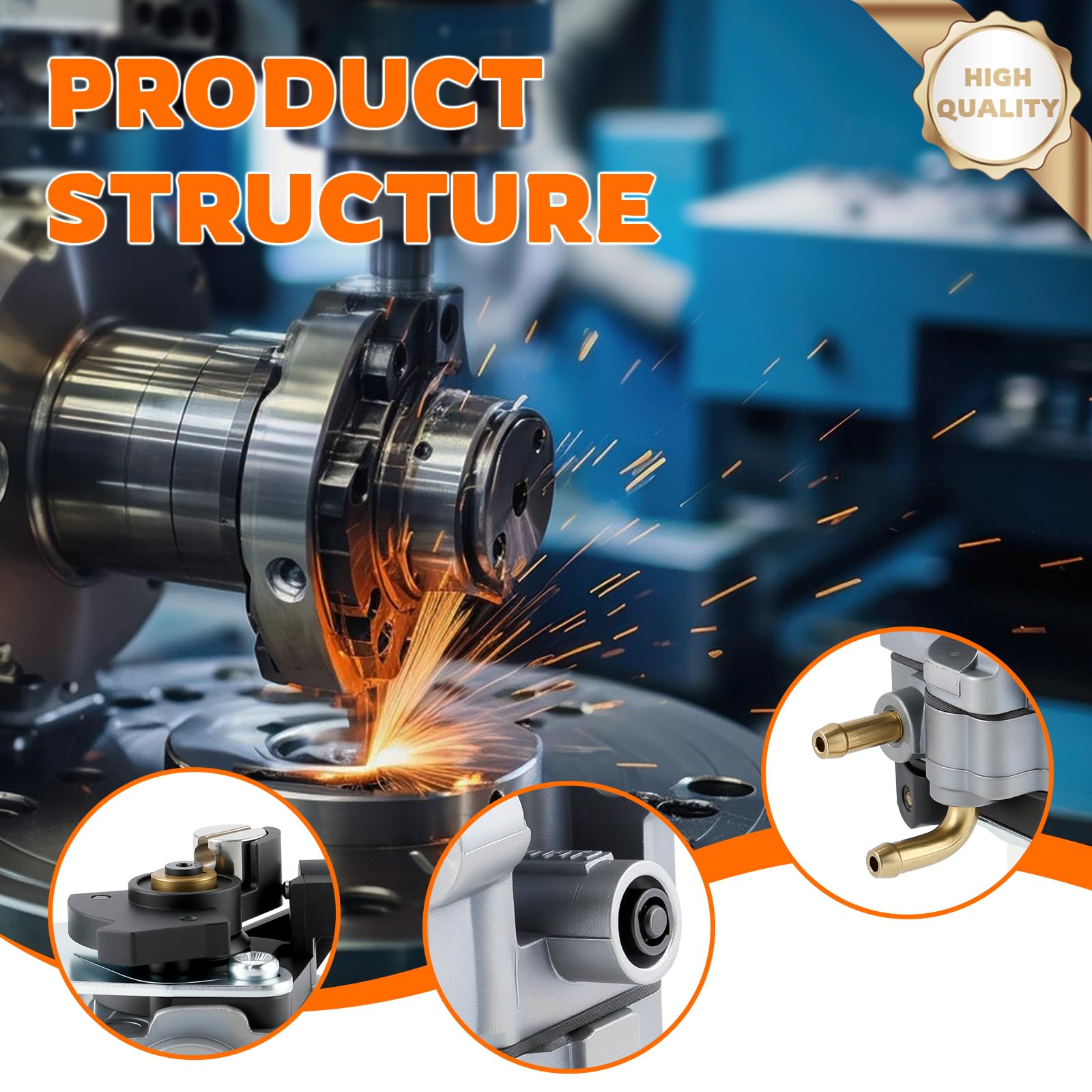 GoaMotors carburetor endures extreme temperatures for consistent combustion.