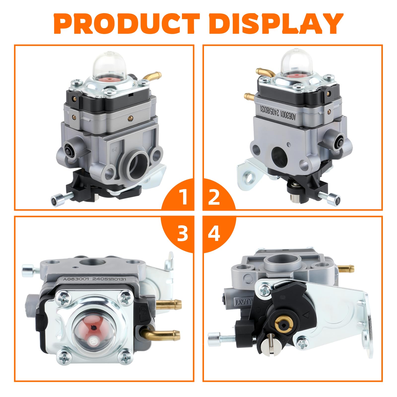 GoaMotors carburetor restores power and smooth operation on Legend Force tillers.