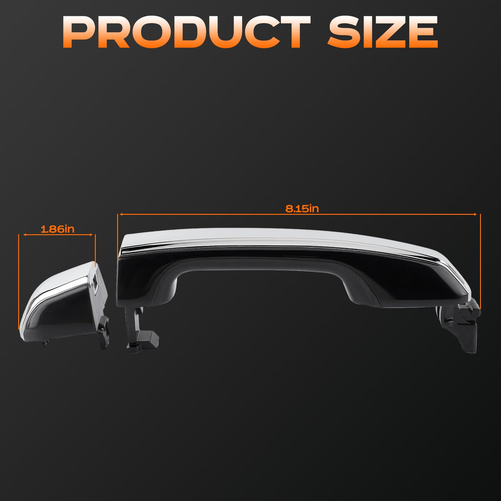 GoaMotors mounting holes alignment on exterior door handle for fit