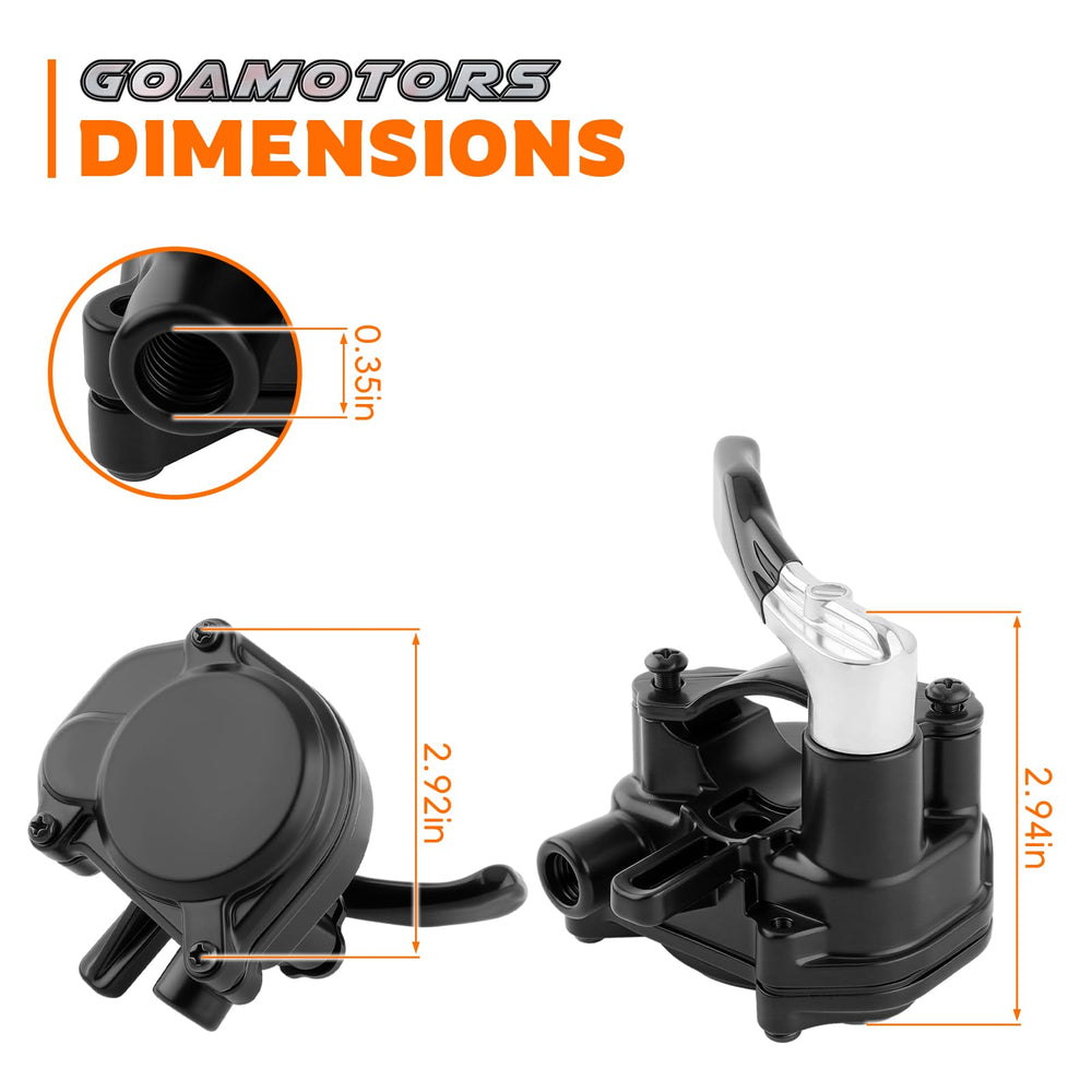 GoaMotors thumb throttle installation guide illustrating easy fitment