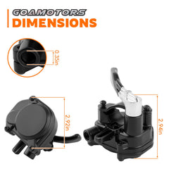 GoaMotors thumb throttle installation guide illustrating easy fitment