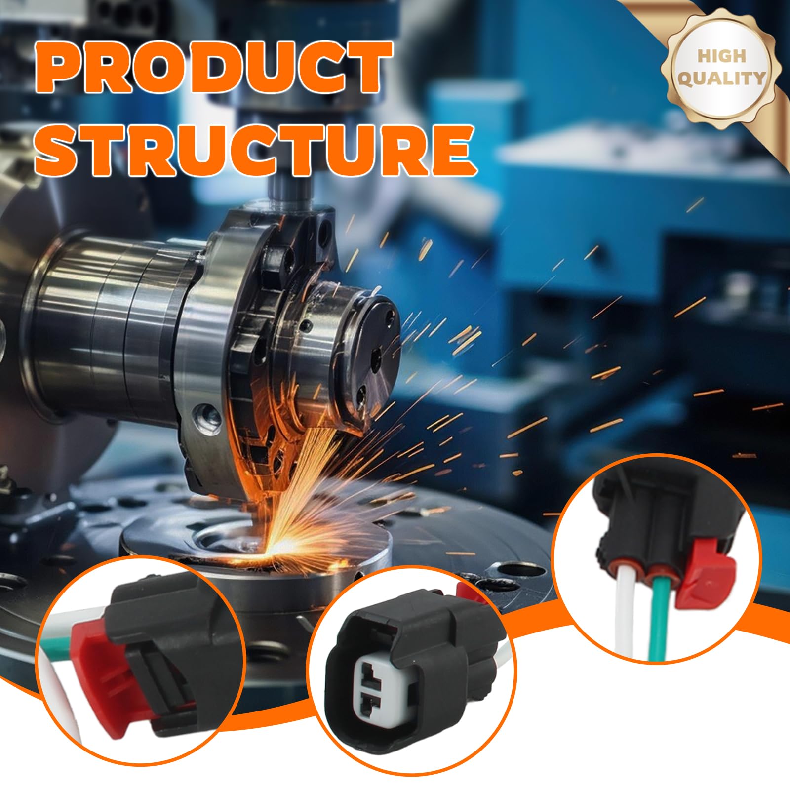 GoaMotors Liberty KJ/KK connector assembly for seamless wiring repairs.