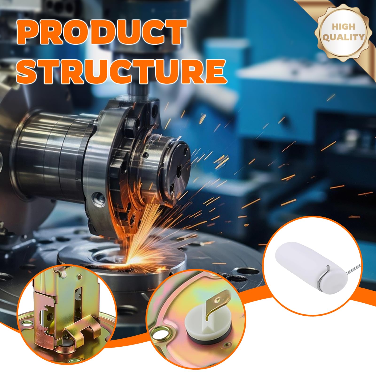 Package contents include seal and screws for quick installation.