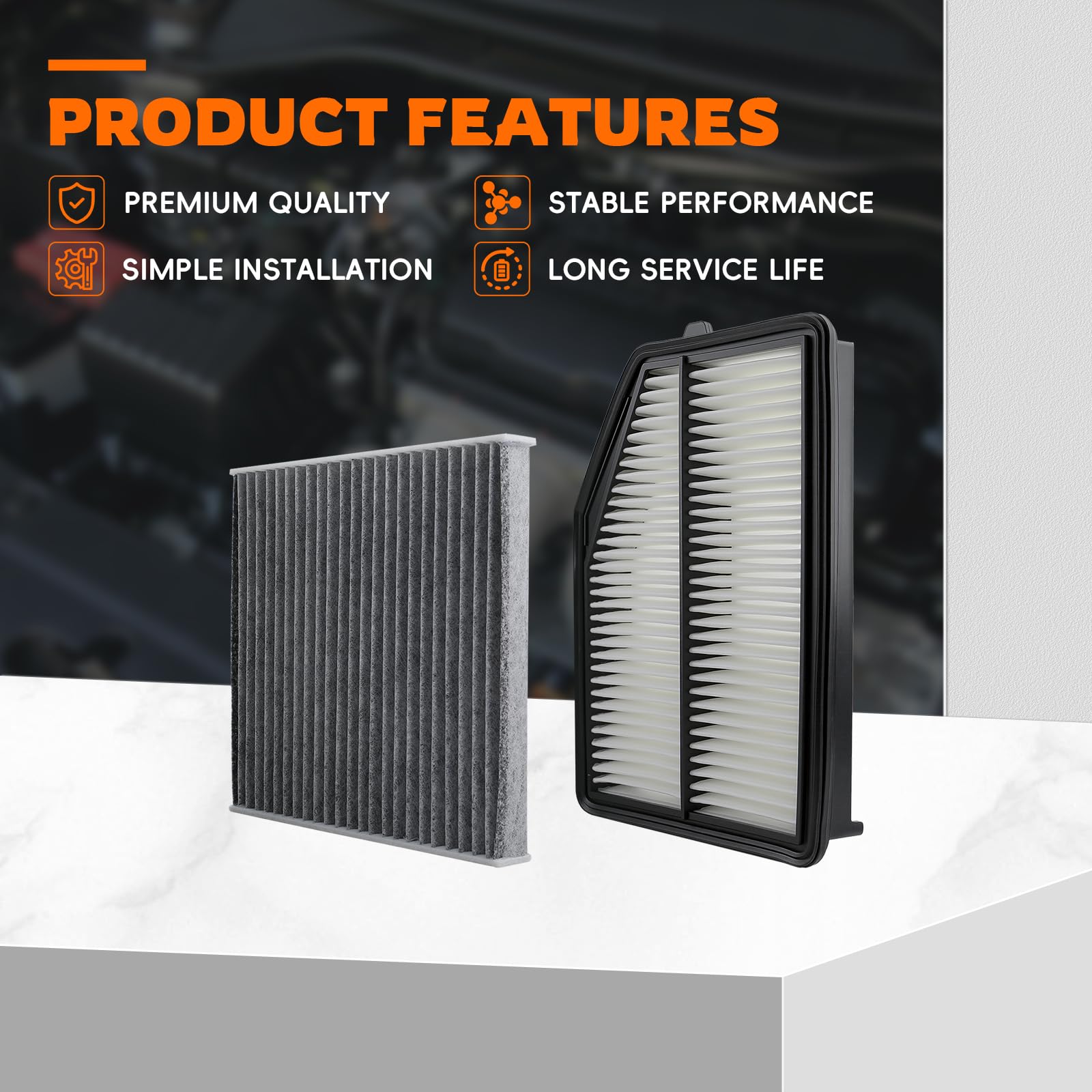 GoaMotors packaged filters ready for replacement