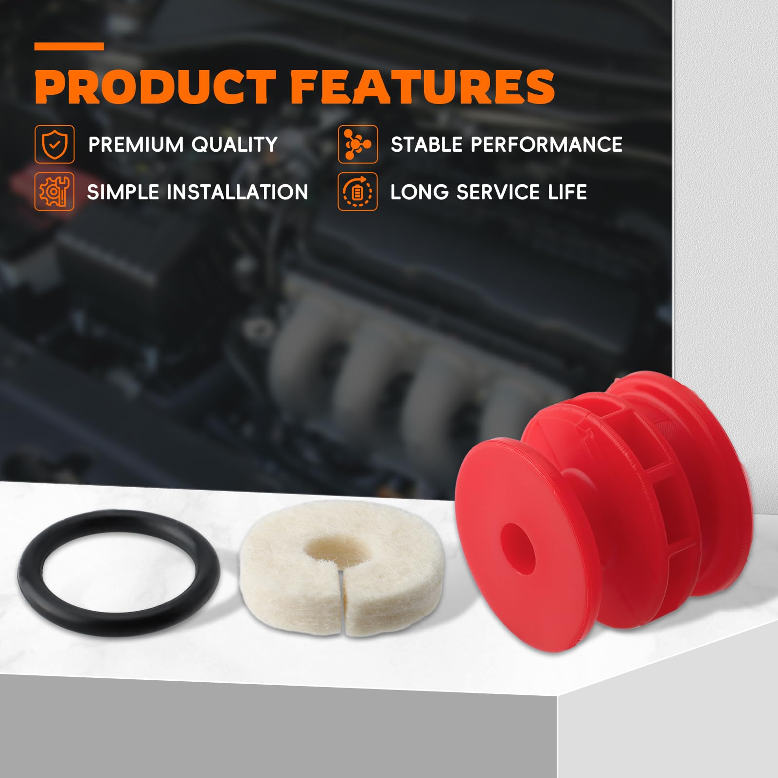 GoaMotors piston seal set illustrates compatibility with 4247-007-1002 OE part.