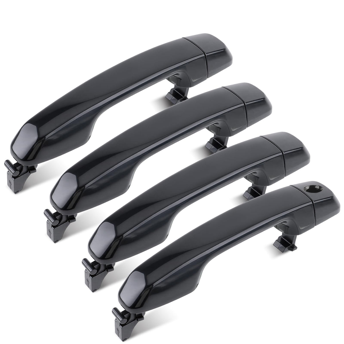 GoaMotors Toyota 4Runner exterior door handles black set for easy replacement