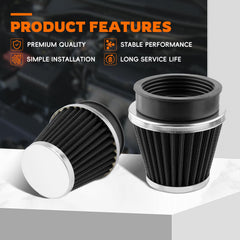 GoaMotors universal 54mm fit depicted on multiple motorcycles for versatile compatibility.