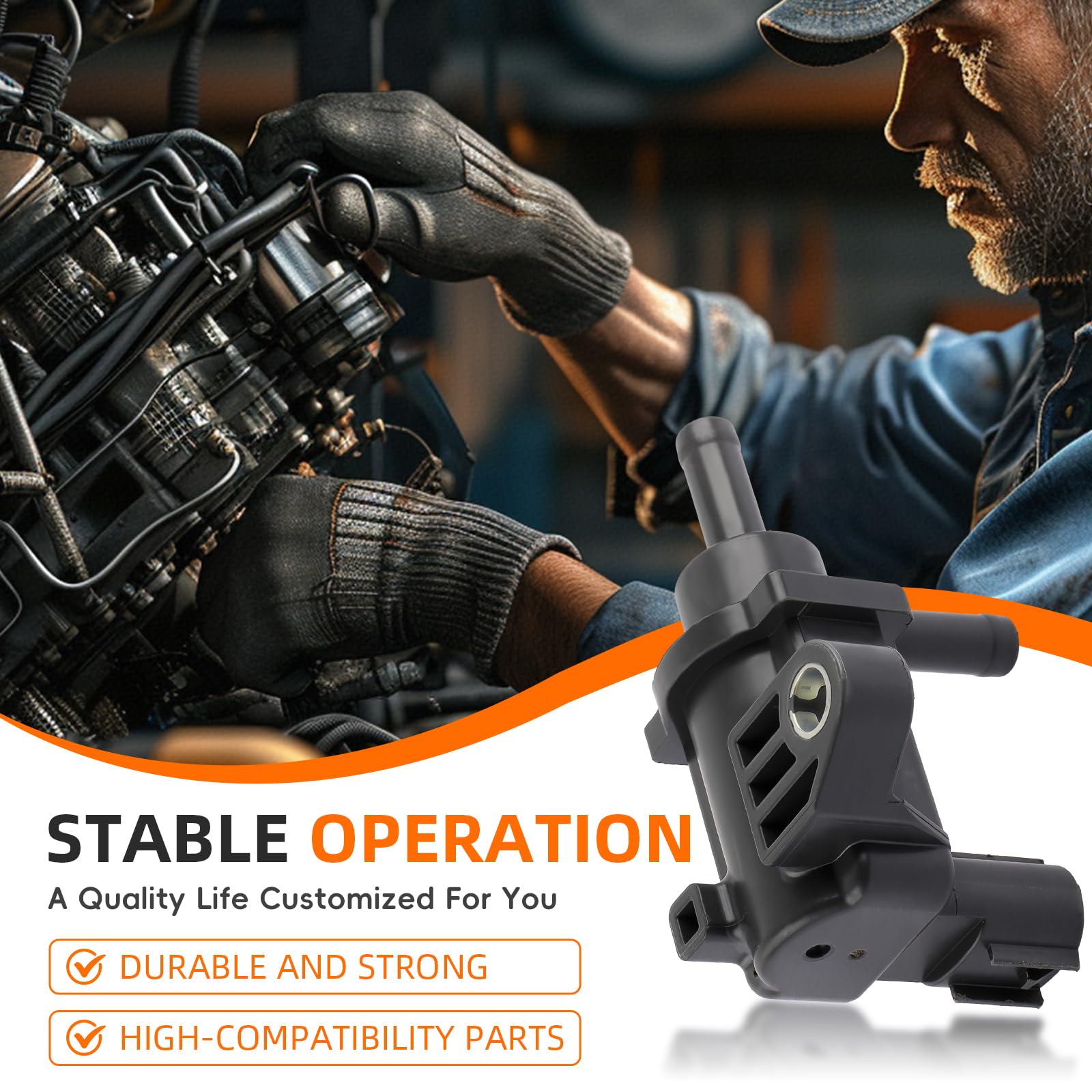 GoaMotors purge solenoid valve for FJ Cruiser improves engine responsiveness.