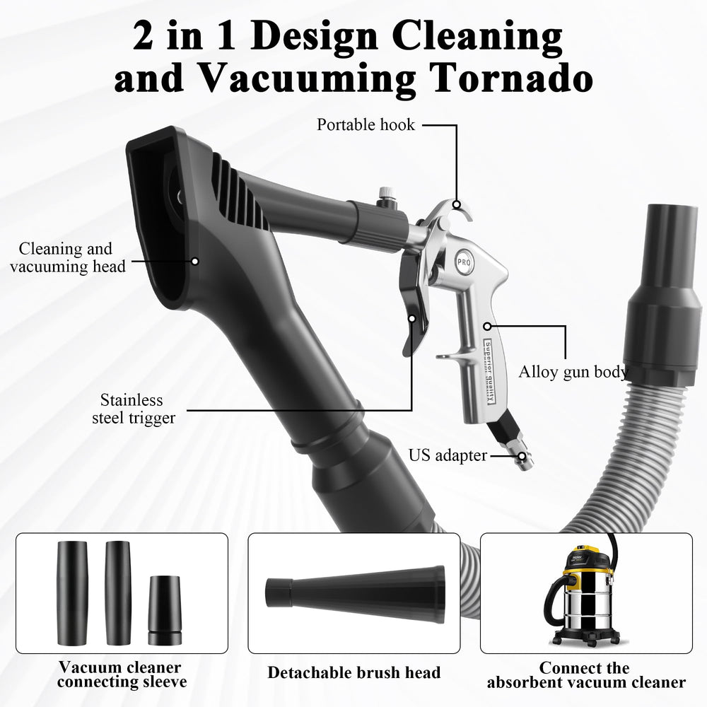 GOCCIDA adjustable air flow nozzle for precise cleaning