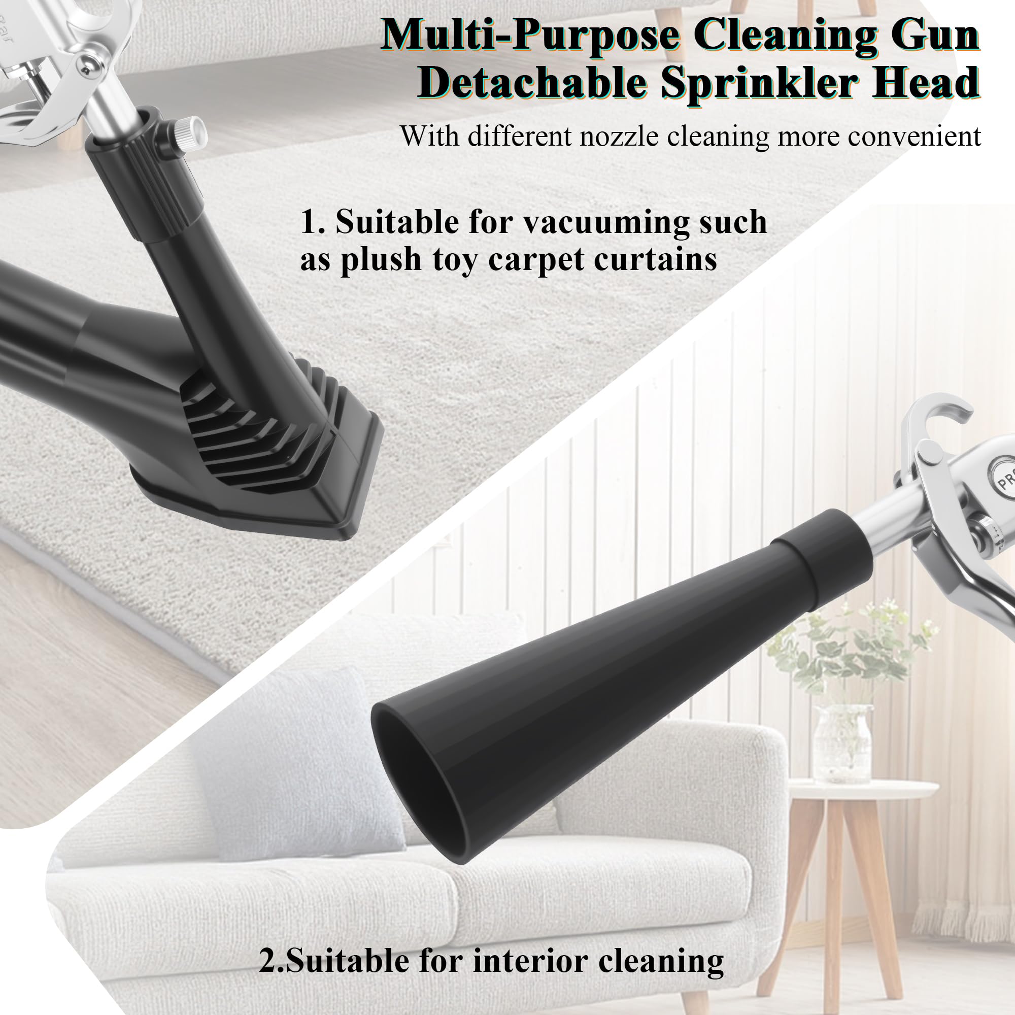 GOCCIDA car interior cleaning brush for tight spot scrubbing