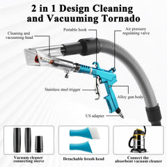 GOCCIDA ergonomic grip design for comfortable extended cleaning sessions.