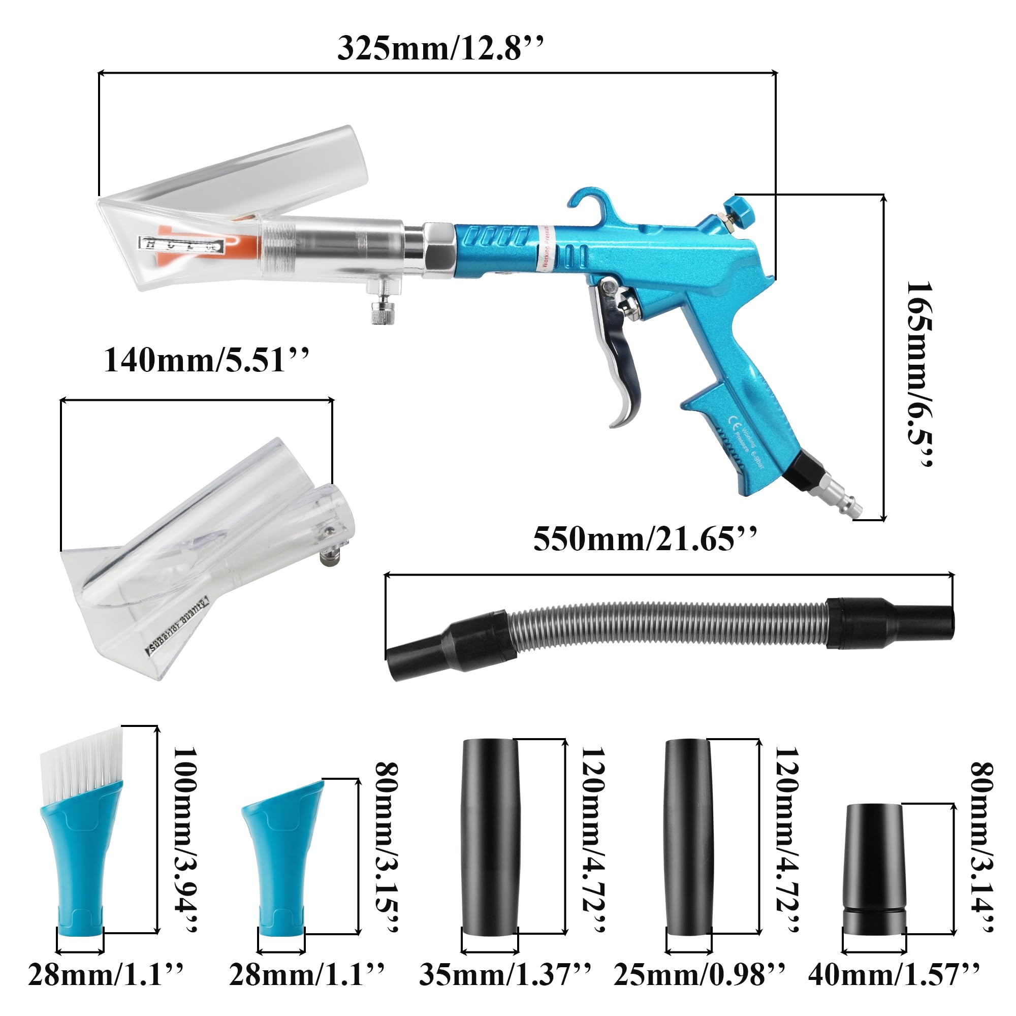 GOCCIDA rotate tube upgrade enabling even spray coverage during deep cleaning.