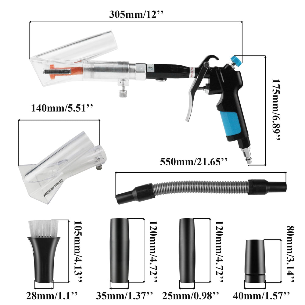 GOCCIDA rotate tube upgrade demonstrates adjustable airflow for versatile cleaning.