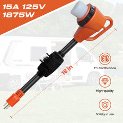 Gociean adapter with 90-degree ergonomic grip handle for easy plugging