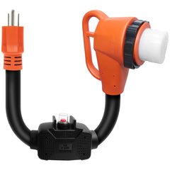 Gociean RV adapter cord showing overload protection and circuit breaker function