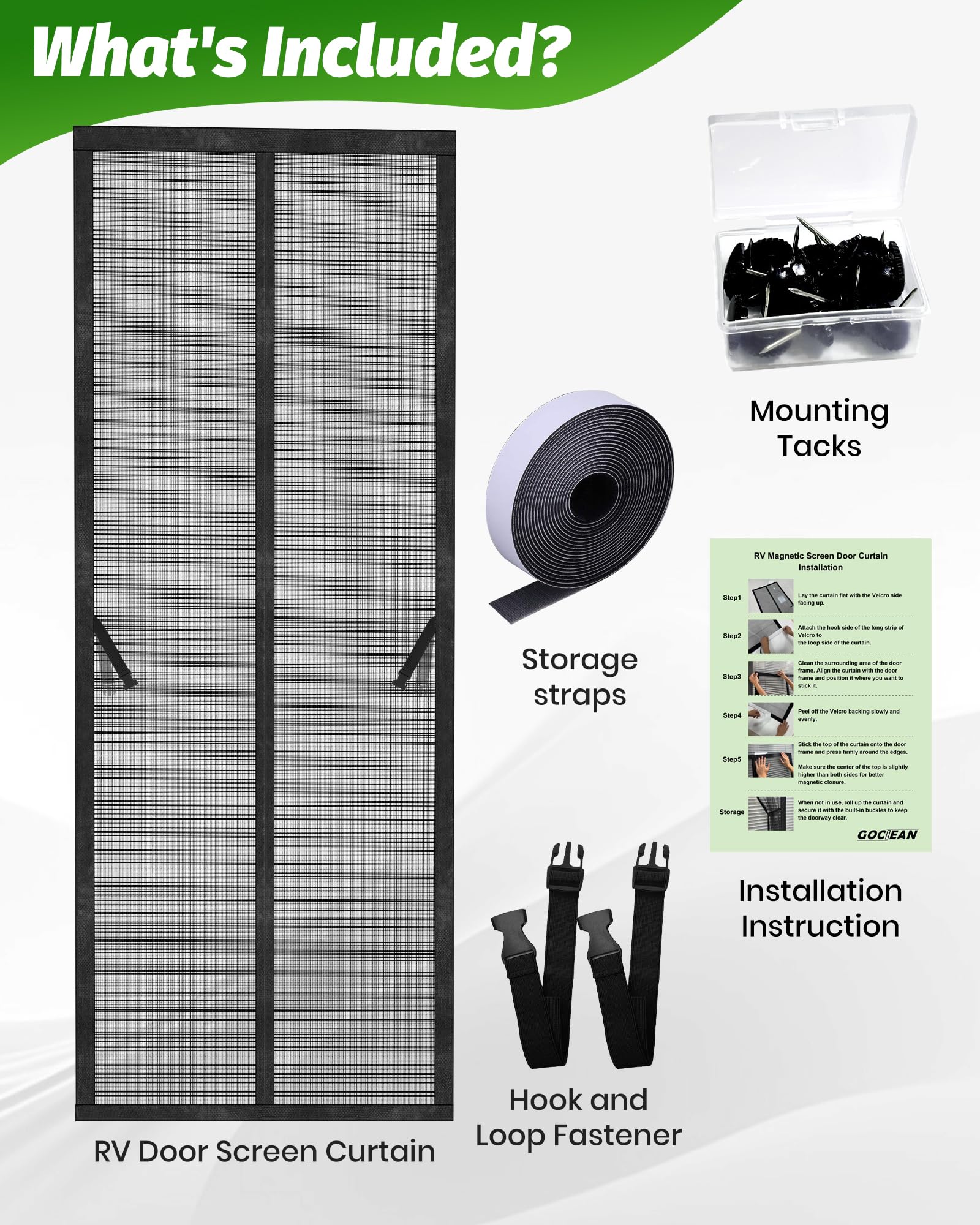 Gociean pet-friendly mesh stays airy while blocking pests