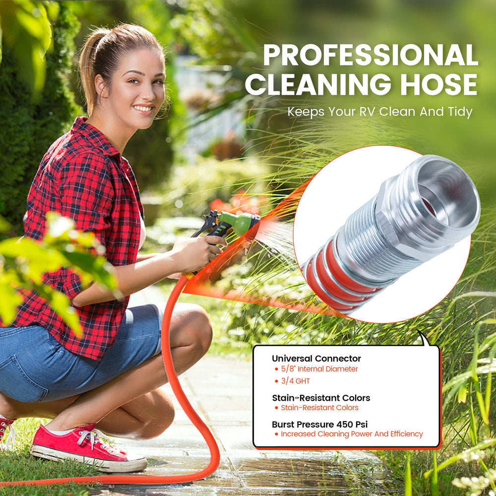 Gociean storage bag included keeps hose organized and clean.