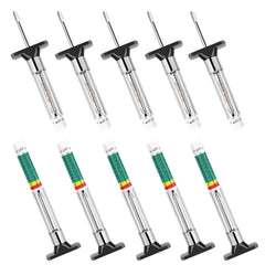 Godeson 88702 color coded tire tread gauge shows color ranges for quick assessment