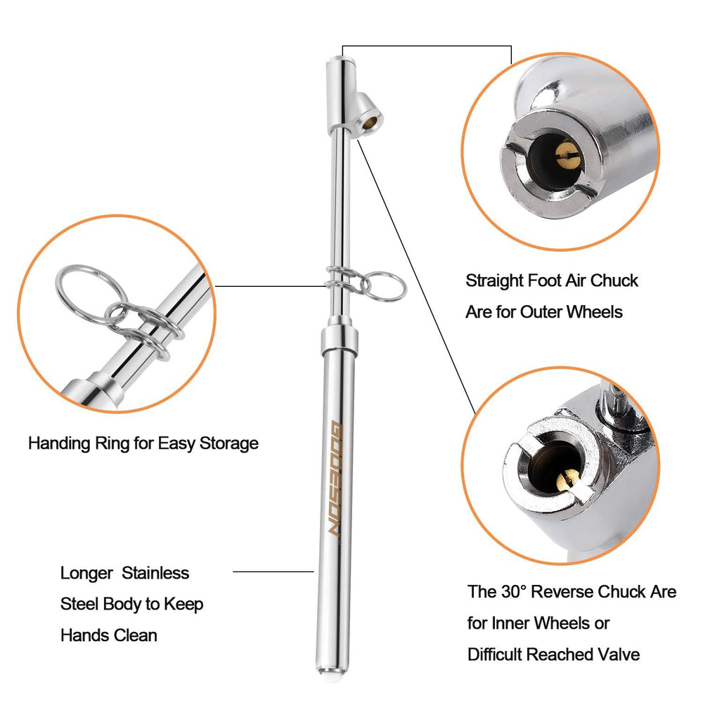 GODESON gauge with brass core and zinc alloy chuck durability